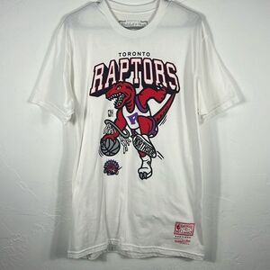 🏀 TORONTO RAPTORS NBA Graphic Tee Hardwood Classics Mitchell & Ness - PERFECT